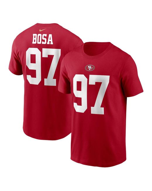 Nike Nick Bosa San Francisco 49ers Player Name and Number T-shirt