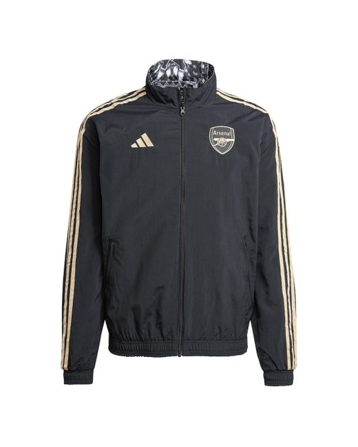 Adidas Arsenal 2023/24 Reversible Anthem Ian WrightÂ Full-Zip Jacket