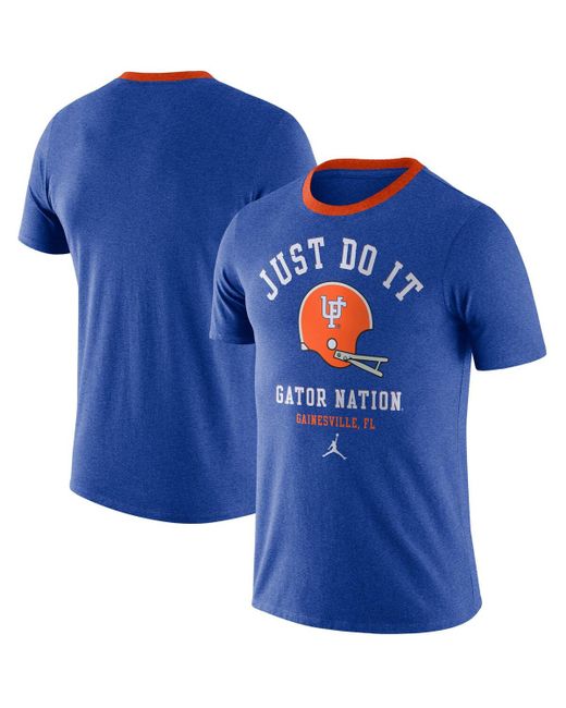 Jordan Florida Gators Vault Helmet Team Tri-Blend T-shirt