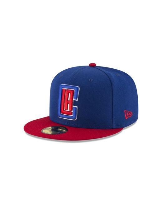 New Era Los Angeles Clippers Basic 2 Tone 59FIFTY Cap Red