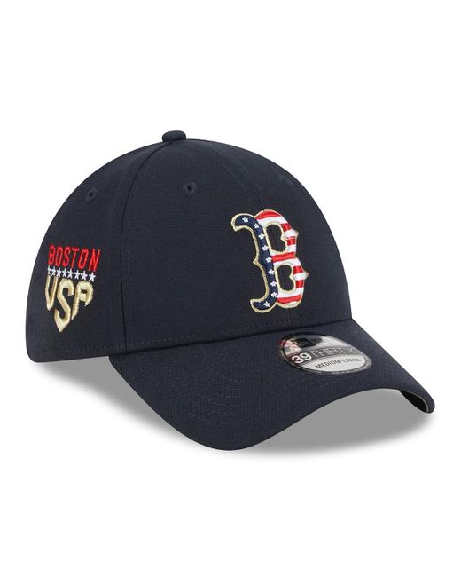 New Era Boston Red Sox 2023 Fourth of July 39THIRTY Flex Fit Hat