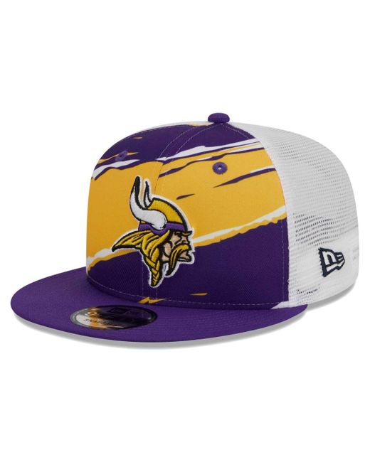 New Era Minnesota Vikings Tear Trucker 9FIFTY Snapback Hat