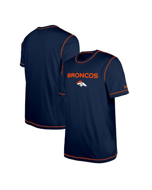 New Era Denver Broncos Third Down Puff Print T-shirt