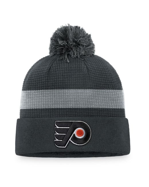 Fanatics Philadelphia Flyers Authentic Pro Home Ice Cuffed Knit Hat with Pom