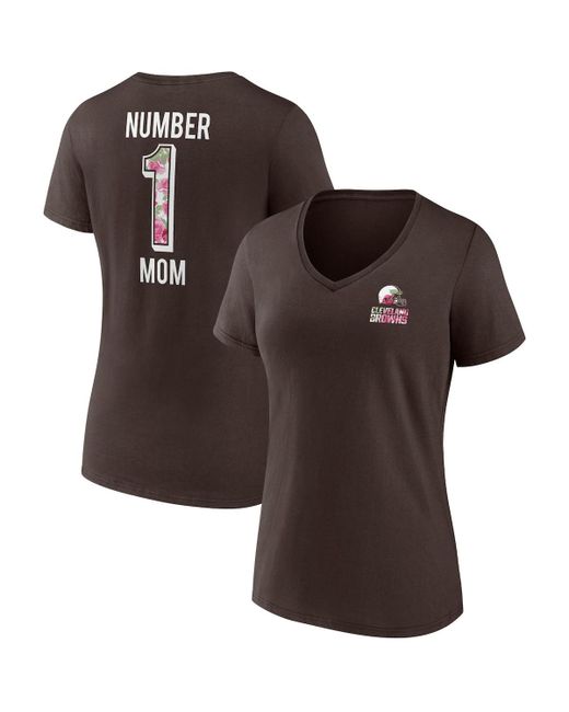 Fanatics Cleveland Browns Team Mothers Day V-Neck T-shirt