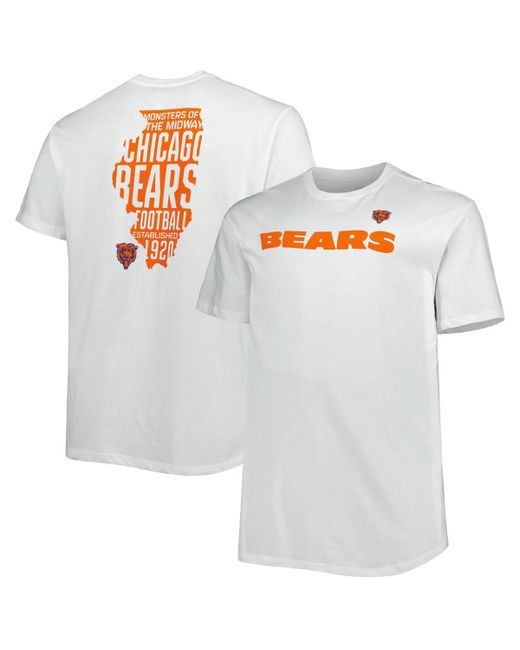 Fanatics Chicago Bears Big and Tall Hometown Collection Hot Shot T-shirt