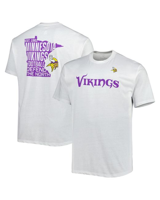 Fanatics Minnesota Vikings Big and Tall Hometown Collection Hot Shot T-shirt