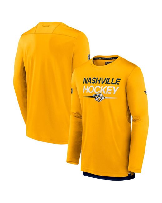 Fanatics Nashville Predators Authentic Pro Long Sleeve T-shirt