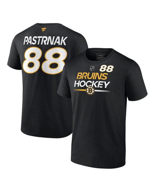 Fanatics David Pastrnak Boston Bruins Authentic Pro Prime Name and Number T-shirt