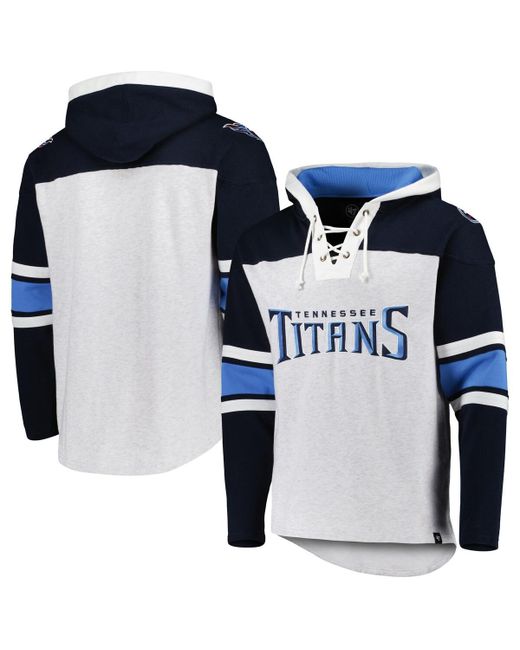 '47 Brand 47 Brand Tennessee Titans Gridiron Lace-Up Pullover Hoodie