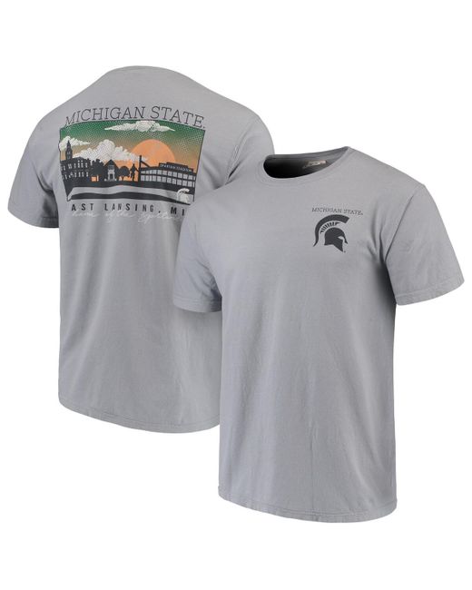 Image One Michigan State Spartans Comfort Colors Campus Scenery T-shirt