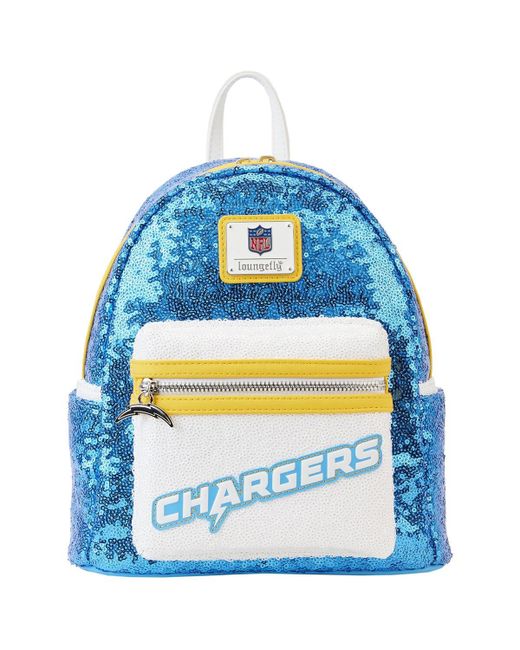 Loungefly and Los Angeles Chargers Sequin Mini Backpack