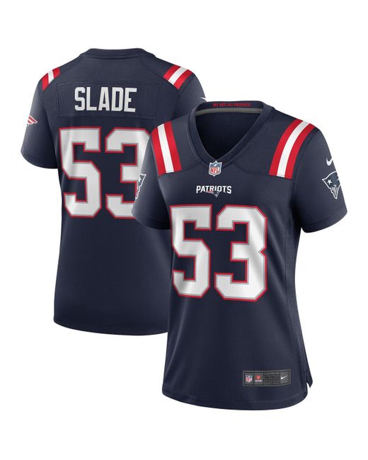 Nike Chris Slade New England Patriots Game Retired Player Jersey