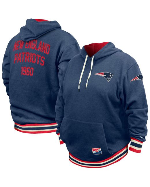 New Era New England Patriots Big and Tall Nfl Pullover Hoodie