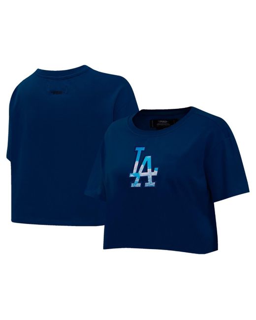 Pro Standard Los Angeles Dodgers Painted Sky Boxy Cropped T-shirt