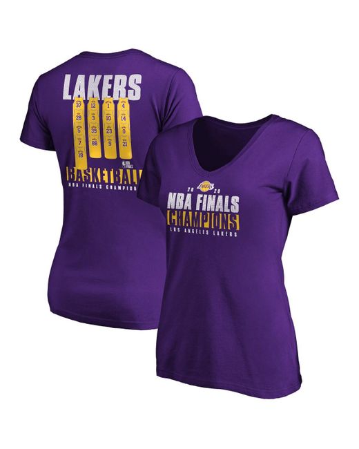 Fanatics Los Angeles Lakers 2020 Nba Finals Champions Ready To Play V-Neck T-Shirt