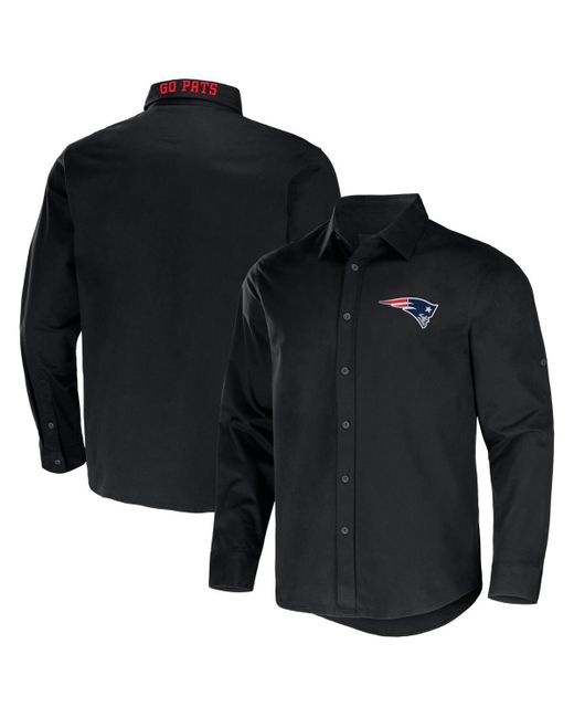 Fanatics Nfl x Darius Rucker Collection by New England Patriots Convertible Twill Long Sleeve Button-Up Shirt