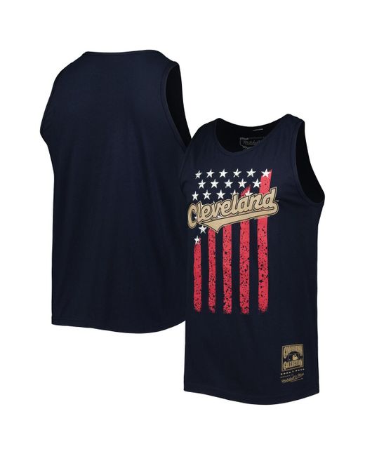 Mitchell & Ness Cleveland Guardians Cooperstown Collection Stars and Stripes Tank Top