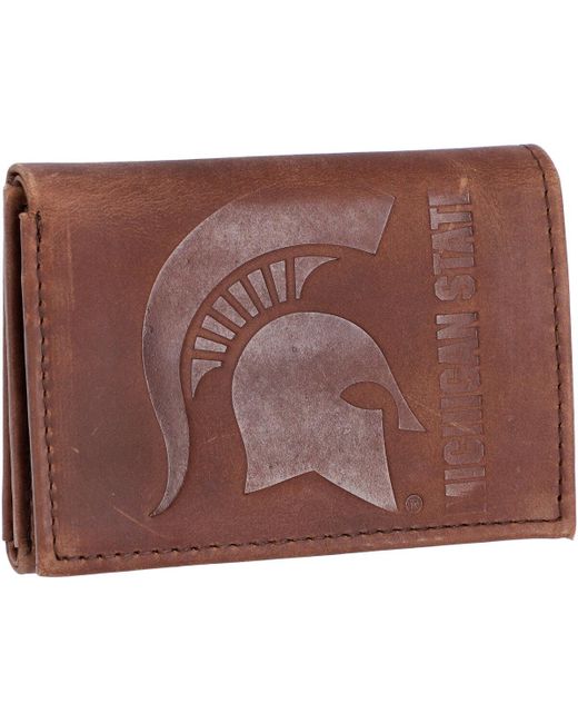 Evergreen Enterprises Michigan State Spartans Leather Team Tri-Fold Wallet