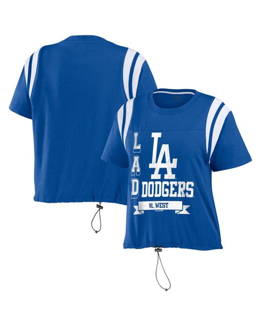 Wear By Erin Andrews Los Angeles Dodgers Cinched Colorblock T-shirt