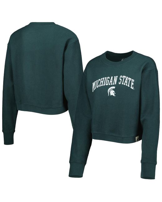 League Collegiate Wear Michigan State Spartans Classic Campus Corded Timber Sweatshirt