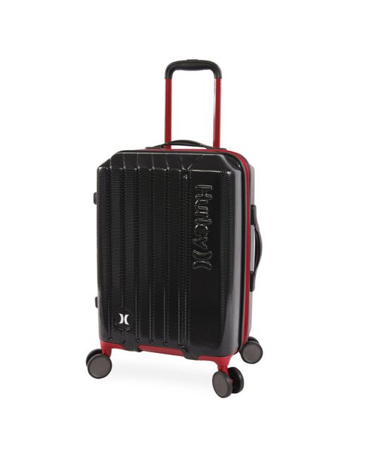 Hurley Swiper 21 Hardside Spinner Suitcase Red