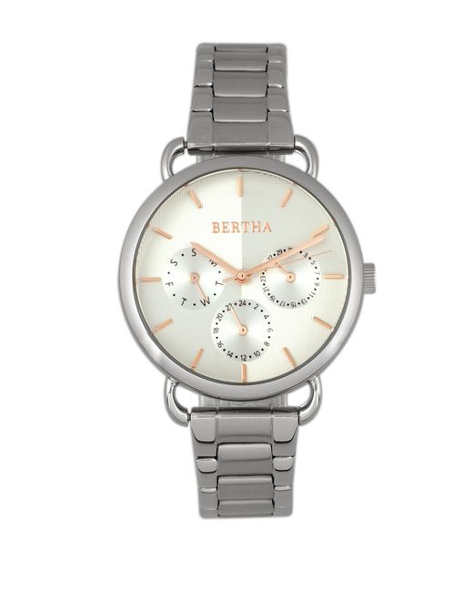 Bertha Quartz Gwen Collection Stainless Steel Watch 36Mm