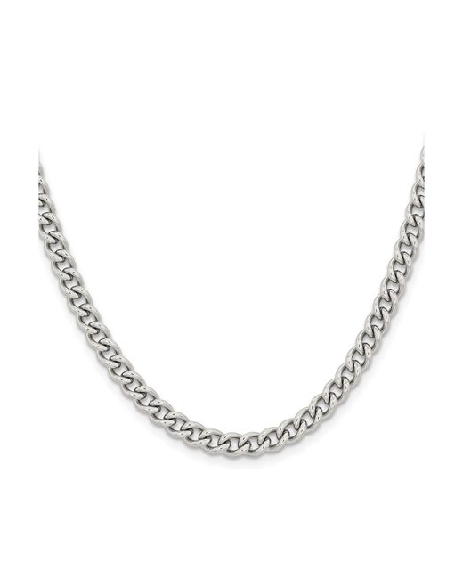 Chisel 5.3mm Round Curb Chain Necklace