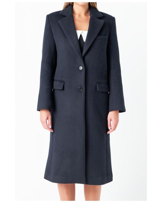 Grey Lab Oversize Wool Trench Coat
