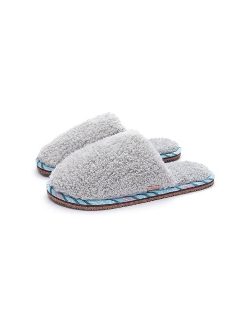 Feelgoodz Faux Sherpa Mule Slipper Indoor Outdoor House Shoes