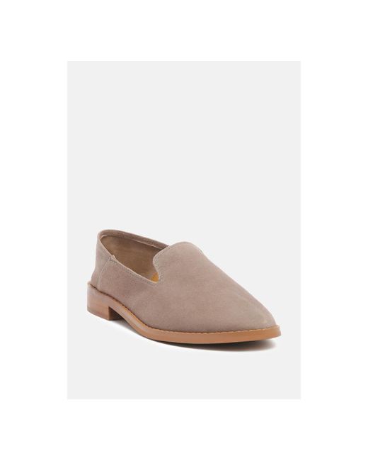 Rag & Co Oliwia Classic Suede Loafers