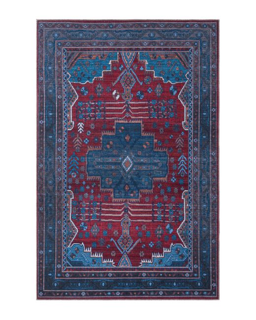 Bayshore Home Washable Reflections REF03 511 x 9 Area Rug Blue