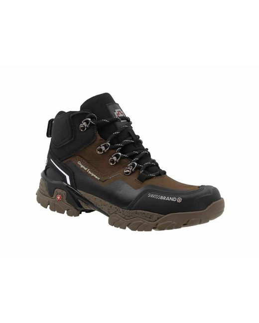 Swissbrand Leather Hiking Boot Alpes By Swiss brand