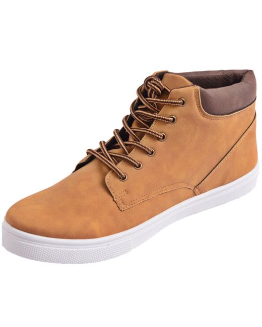 Alpine Swiss Keith High Top Fashion Sneakers Casual Lace Up Shoes Boots