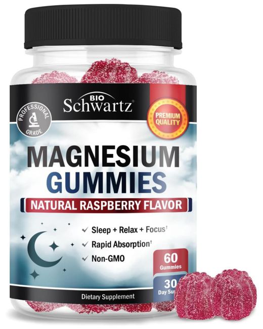 Bioschwartz Magnesium Citrate Gummies Supplement 60ct