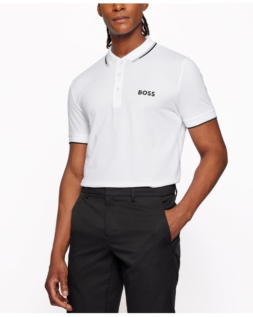Hugo Boss Boss Cotton-Blend Polo Shirt