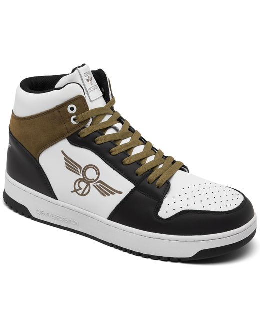 Creative Recreation Dion High Casual Sneakers from Finish Line Brown White