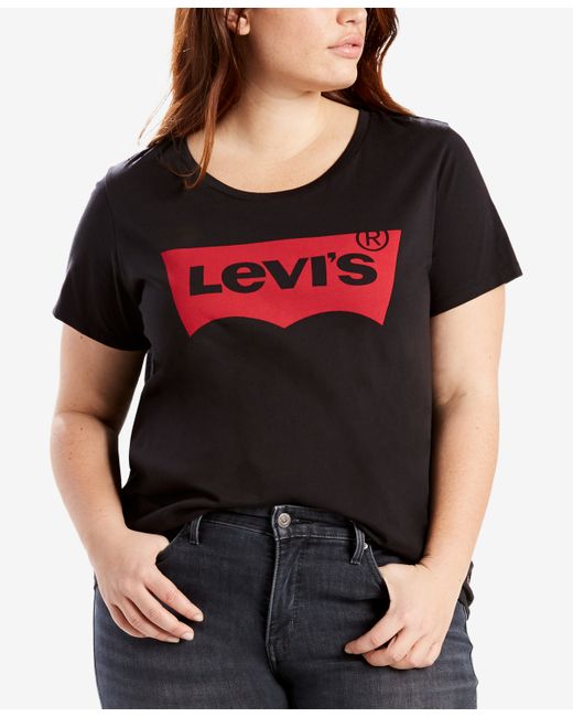 Levi's Trendy Plus Perfect Logo Cotton T-Shirt