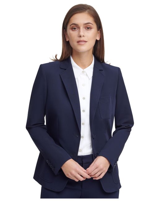 Tommy Hilfiger Notched-Collar Double-Button Blazer