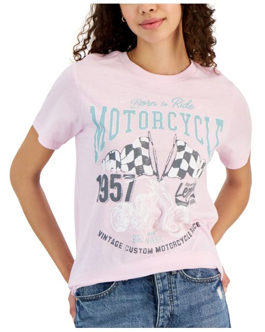 Grayson Threads, The Label Juniors Motorcycle Graphic Tee