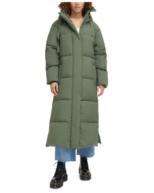 Levi's Quilted Maxi Parka Jacket with Hood