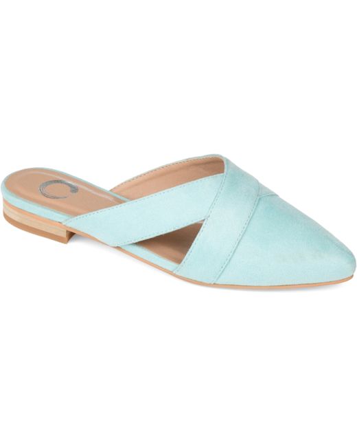 Journee Collection Giada Pointed Toe Slip On Mules