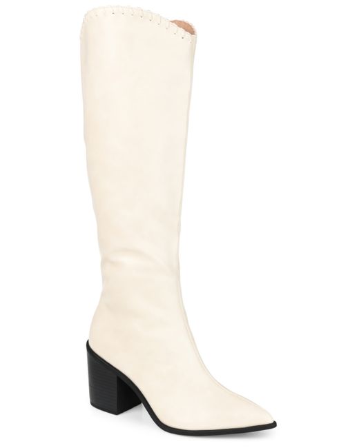 Journee Collection Daria Cowboy Knee High Boots