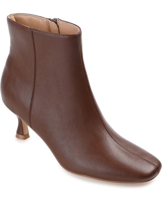 Journee Collection Square Toe Booties
