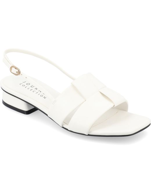 Journee Collection Tru Comfort Block Heel Slingback Sandals