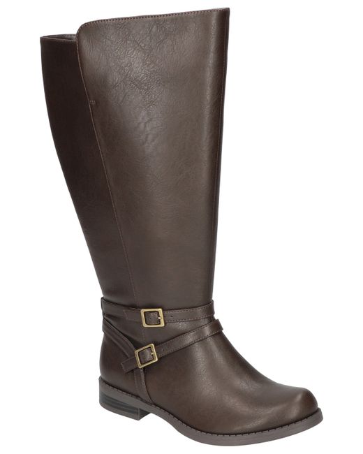 Easy Street Bay Plus Athletic Shafted Extra Wide Calf Tall Boots