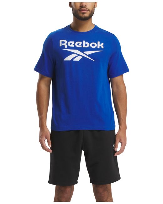 Reebok Identity Stacked Logo T-Shirt White
