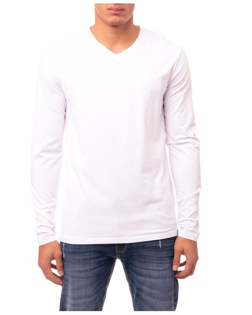 X-Ray Soft Stretch V-Neck Long Sleeve T-shirt