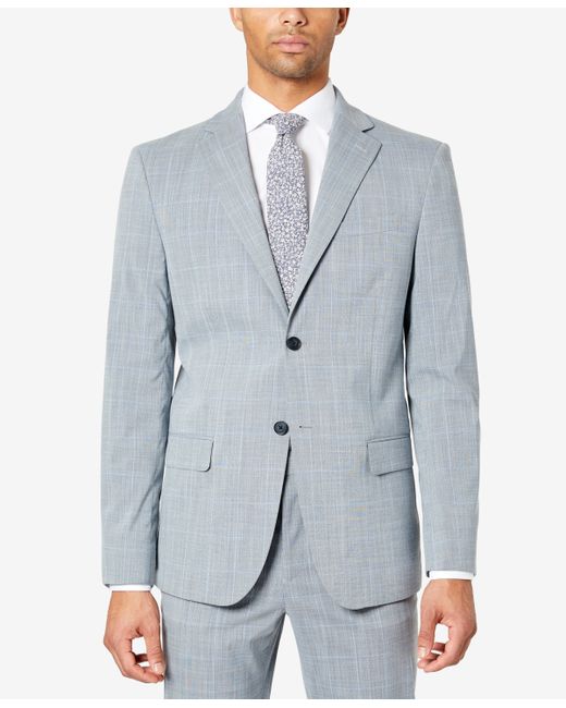 Dkny Modern-Fit Stretch Suit Jacket blue