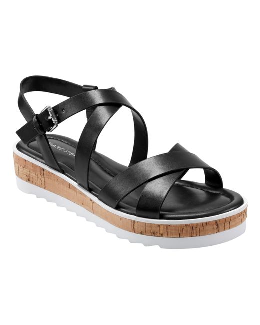Marc Fisher LTD Goal Open-Toe Strappy Casual Sandals